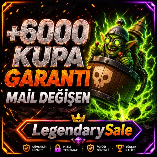  ⭐MAİL DEĞİŞEN CR +6000 KUPA MAİL DEĞİŞEN HESAP⭐